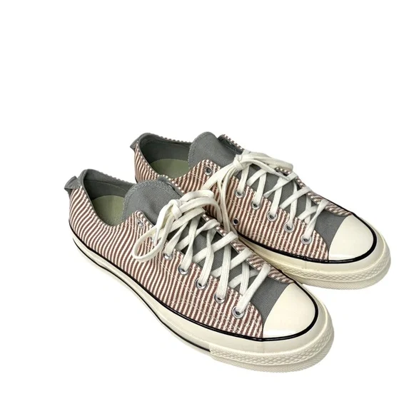 Converse Chuck 70 Crafted Stripe Low Top Canvas Men’s Sneakers A00474C - Picture 3 of 10